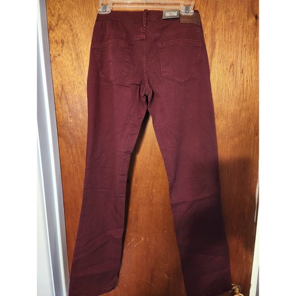 NWT Converse One Star Women Size 4 Berry Flare Leg 5 Pocket Jeans LOW RISE NOS - Picture 4 of 7